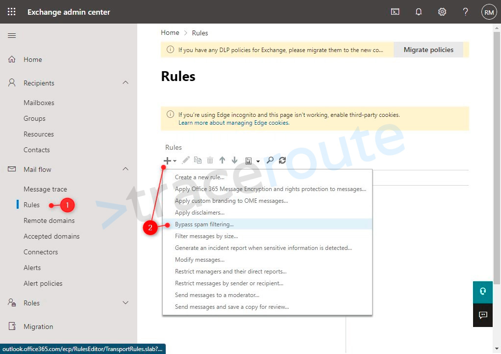 How to Whitelist a Domain in Office 365