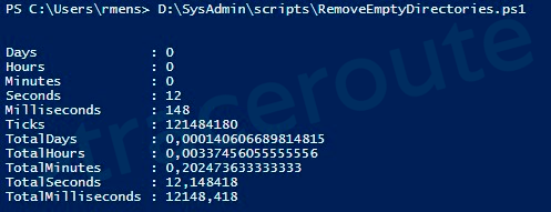 How to Remove Empty Directories with PowerShell, or Robocopy